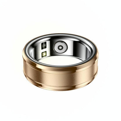 Smart Ring With Heart Rate Blood Oxygen And Sleep Monitoring - Size 20 - Gold