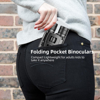 Portable 8x21 Zoom Binoculars for Long Distance Viewing