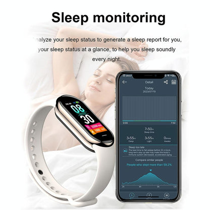 Waterproof Smart Watch With Heart Bp Oxygen And Sugar Monitoring - Ip68 - Black