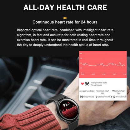 1.3 Inch Tft Screen Smart Watch Support Blood Pressure Monitoring / Sleep Monitoring - Green