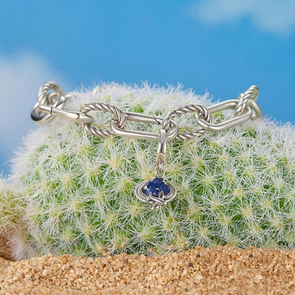 925 Sterling Silver Openable Travel Pendant