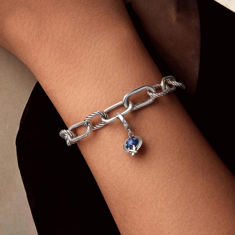 925 Sterling Silver Openable Travel Pendant