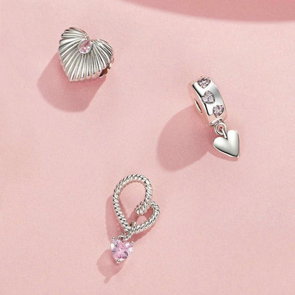 925 Sterling Silver Diy Love Beads
