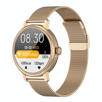 Smart Steel Watch With Colour Screen - Cf90 - Black