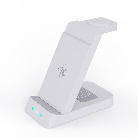 15W 3 In 1 Wireless Charger For Samsung Watch And Galaxy Buds - White
