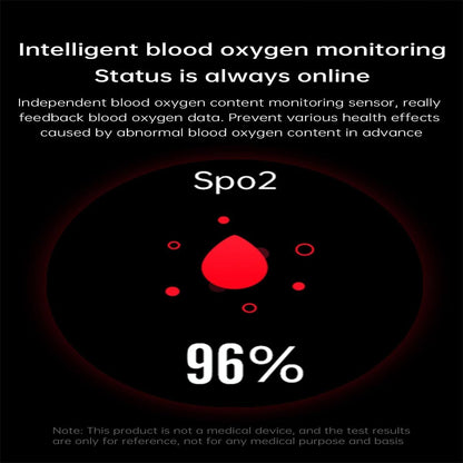 Smart Watch With Heart Rate And Blood Pressure Monitoring