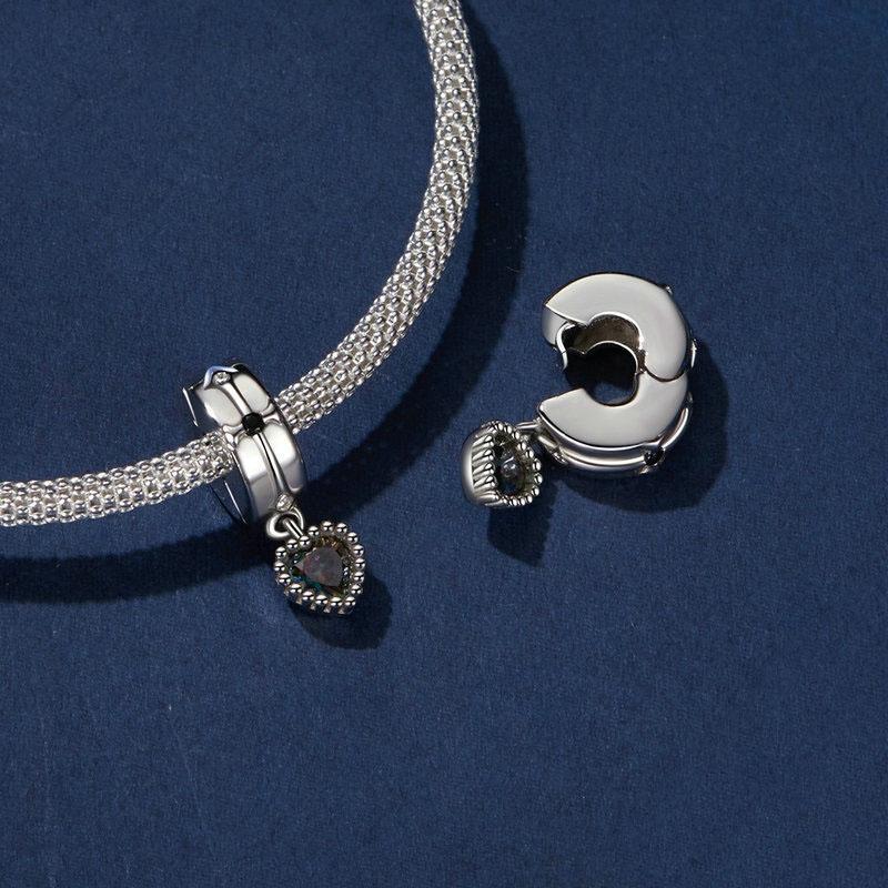 925 Sterling Silver Fantasy Love Beaded Pendant