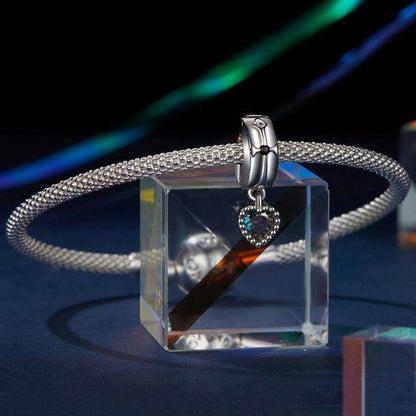 925 Sterling Silver Fantasy Love Beaded Pendant