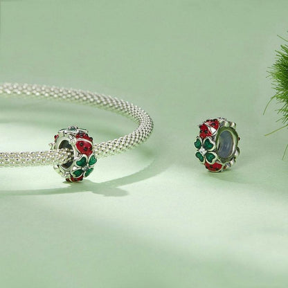 925 Sterling Silver Zircon Ladybug Clover Diy Beads & Silicone