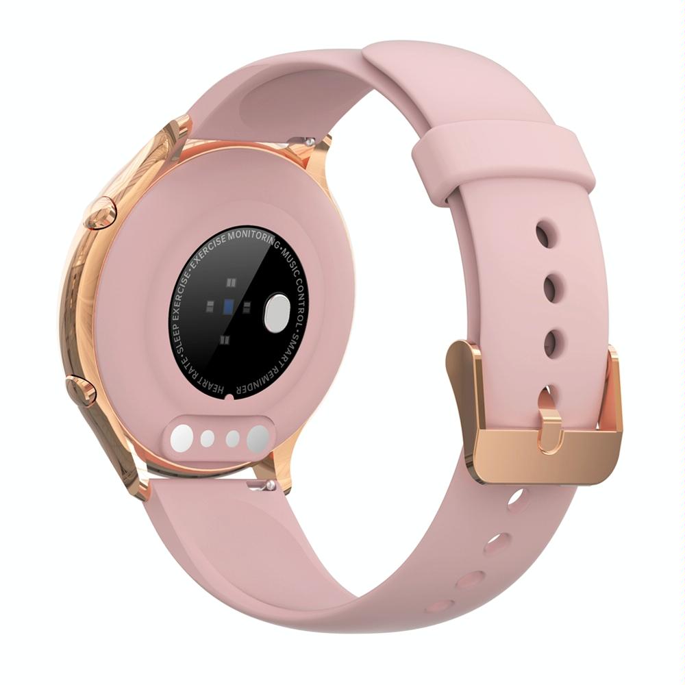 Smart Watch With Body Temp / Heart / Bp / Oxygen / Sleep Monitoring And Menstrual Cycle Prediction - Ip67 Waterproof - Black