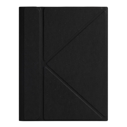 10.2 / 10.5 Inch Bluetooth Keyboard Tablet Case With Triangle Holder & Pen Slot - Black Diamond Pattern