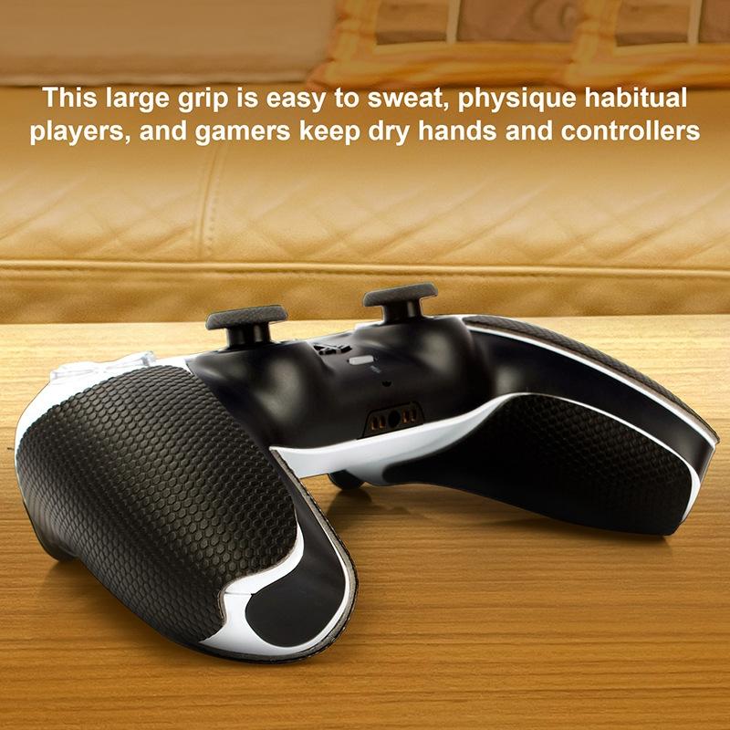 Anti-slip Protective Sticker for Sony Ps5 Game Handle - Black
