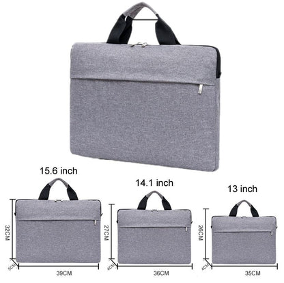 Waterproof Single Shoulder Notebook Bag - 14 Inch Portable & Durable - Black