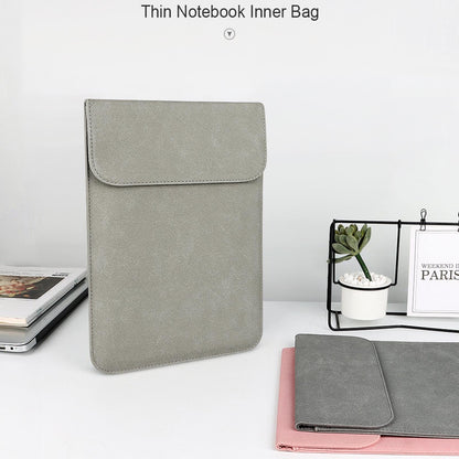 Ultra-thin Notebook Liner Bag - 14.1-15.4 Inch with Small Bag - Pink