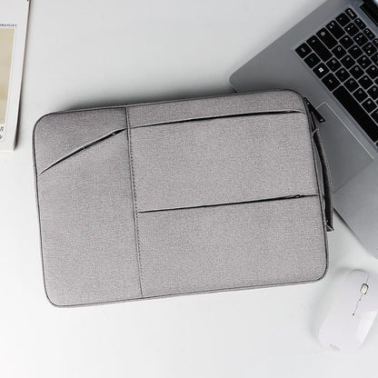 Waterproof Laptop Handbag - 15.6 Inches Shock-absorbing & Large-capacity - Grey