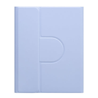 360 Degree Rotatable Bluetooth Keyboard Leather Case With Touchpad - Square Button - Mint Green - For Ipad 10Th Gen 10.9 2022