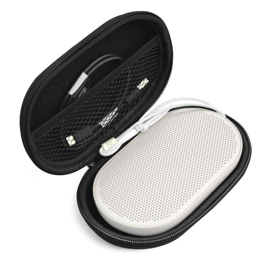 Protective Bag with Carabiner for b & o Beoplay P2 Bluetooth Speaker 2 Pcs - Black