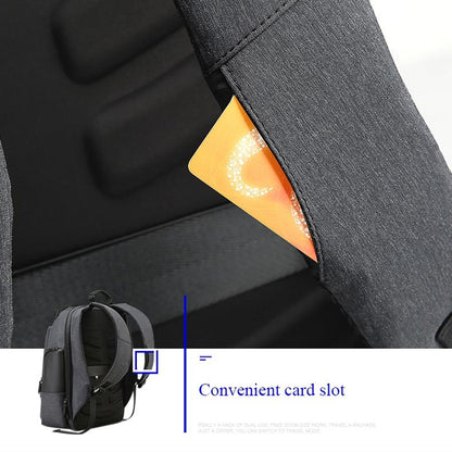 Large Capacity Waterproof Business Shoulder Bag With Usb Port - 37X21X47.5Cm In Black