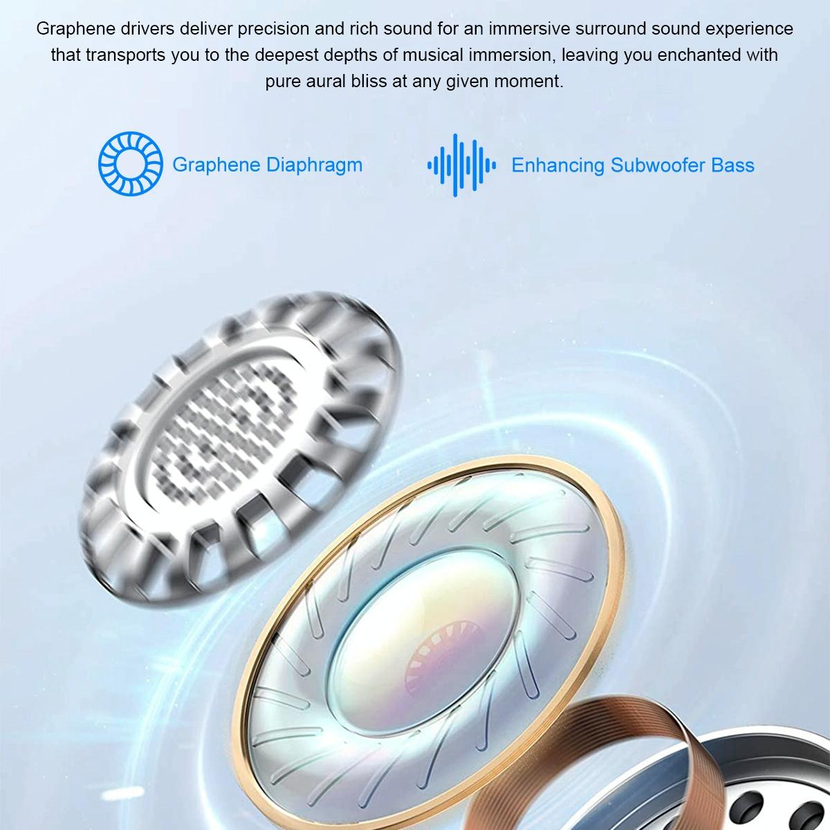 1.53 Inch Ips Screen 2 In 1 Bluetooth Earphone Smart Watch - Silver