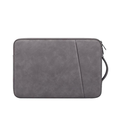 13.3 Inch Sheepskin Notebook Inner Bag - Natural - Pink