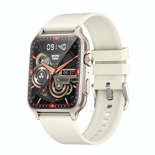 1.96 Inch Ips Screen Smart Watch Supports Bluetooth Calls / Blood Oxygen Monitoring - Gold