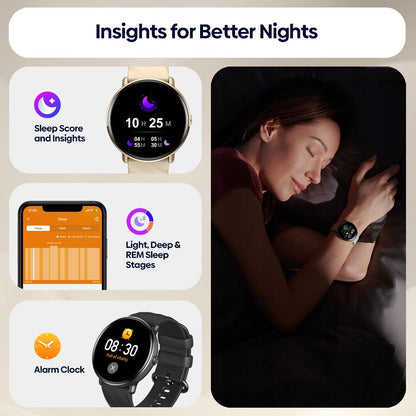 1.43 Inch Screen Voice Calling Smart Watch Support Heart Rate / Blood Pressure / Blood Oxygen - Silver