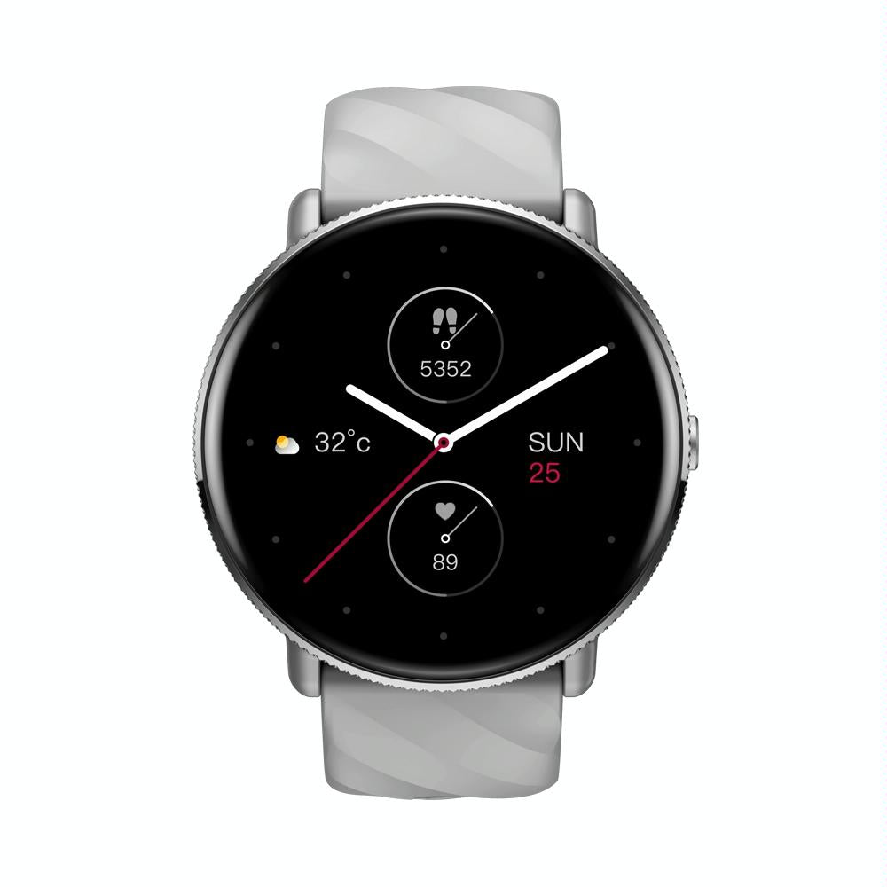 1.43 Inch Screen Voice Calling Smart Watch Support Heart Rate / Blood Pressure / Blood Oxygen - Silver
