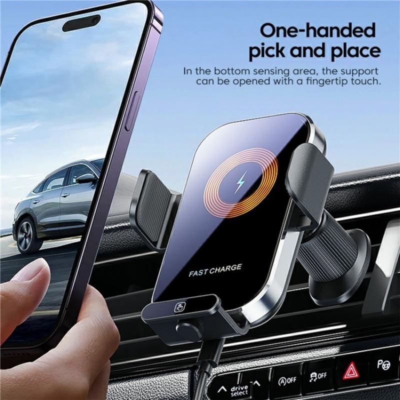 Intelligent Wireless Car Vent Charger - 66w High Power - Tarnish