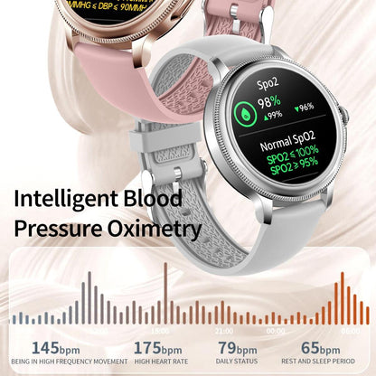 Smart Wristband With Waterproof Heart Rate And Blood Pressure Monitoring - Gold