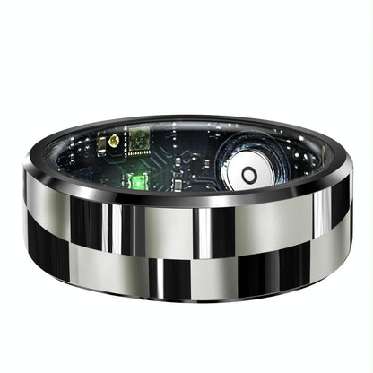 Smart Ring With Health Monitoring Gesture Control And Somatosensory Games - Size 10 - Silver