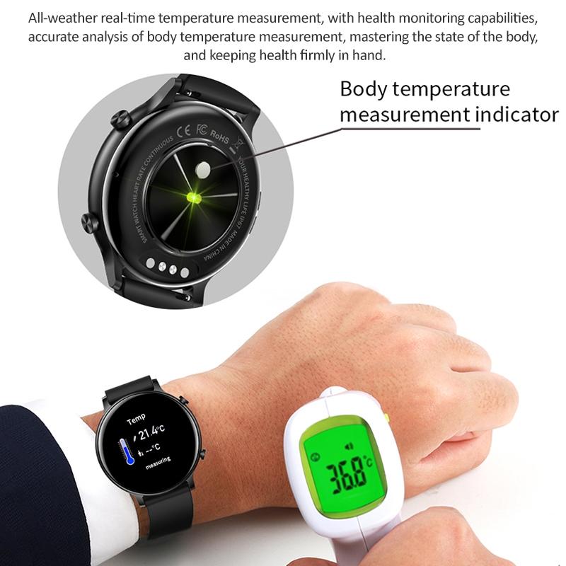 1.32 Inch Waterproof Smart Watch With Bluetooth Calling & Sleep Monitoring - Red