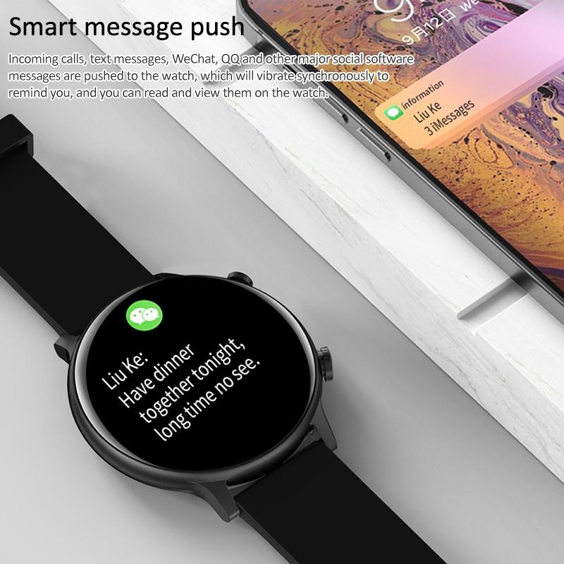 1.32 Inch Waterproof Smart Watch With Bluetooth Calling & Sleep Monitoring - Red