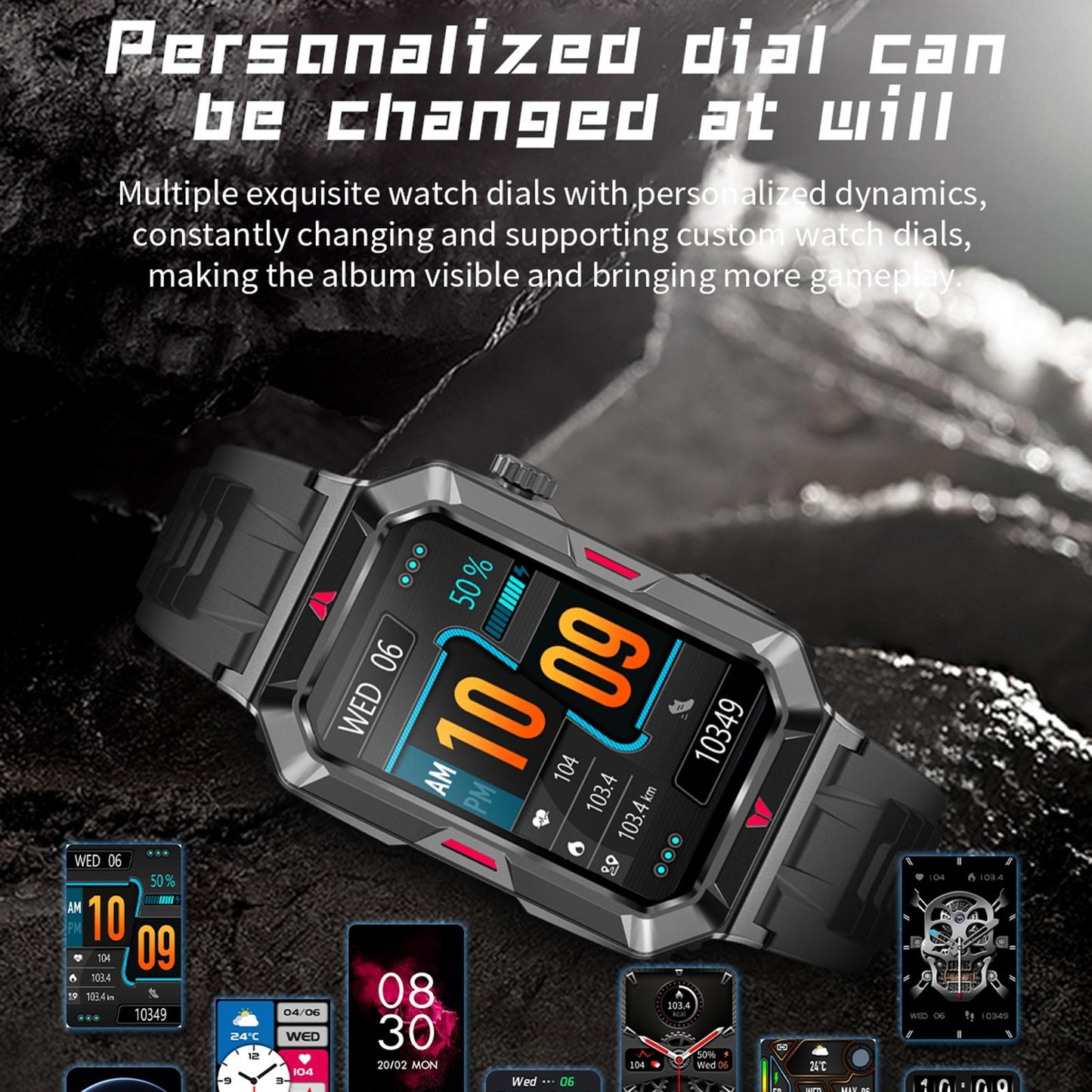 Smart Bracelet With Sleep Detection And Steel Strap - Bt5.2 - Silver