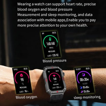 Smart Bracelet With Sleep Detection And Steel Strap - Bt5.2 - Silver