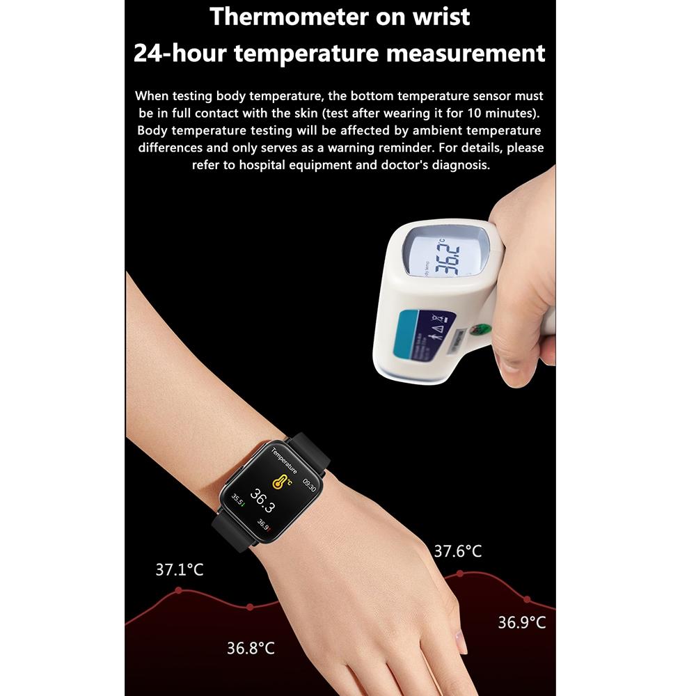 1.91 Inch Waterproof Smart Watch With Ai Diagnosis & Health Monitoring - Brown