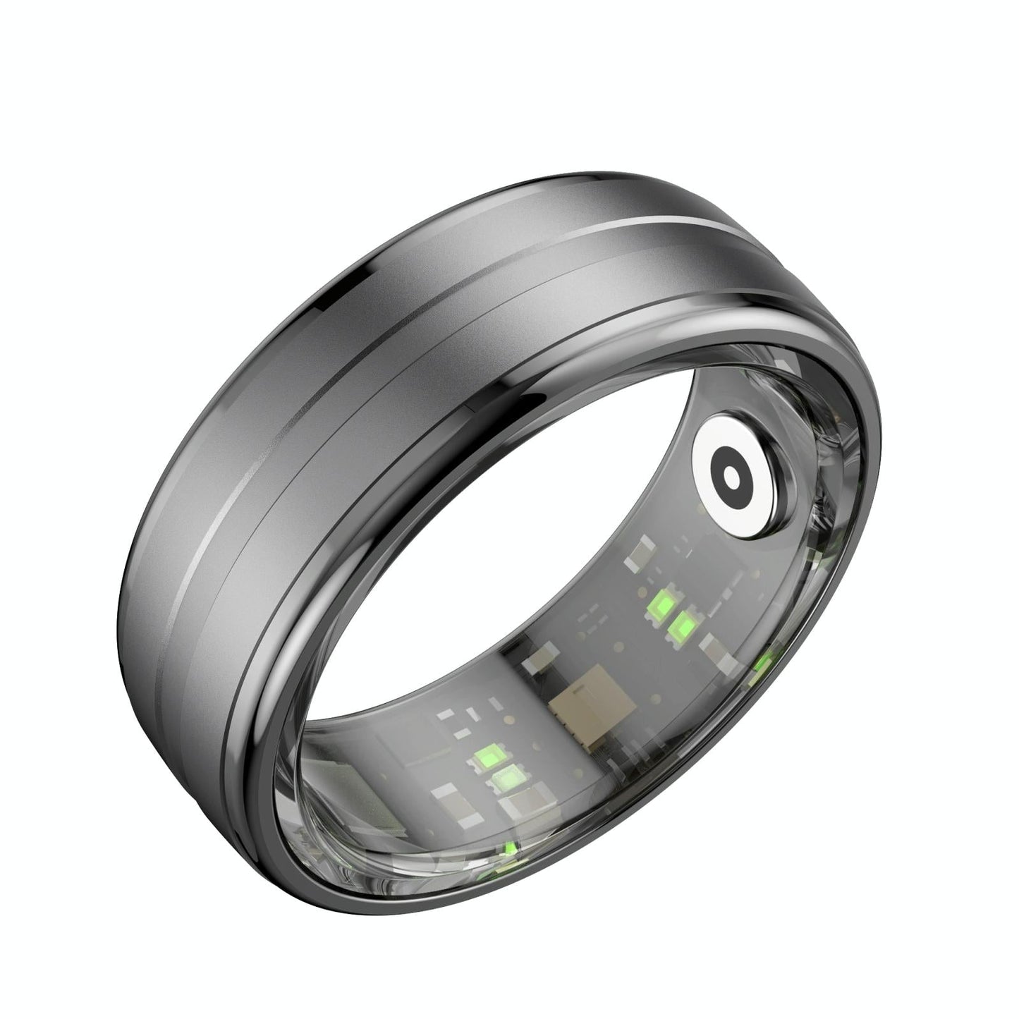 Smart Ring With Heart Rate Blood Oxygen & Sleep Monitoring - Size 12 - Gold
