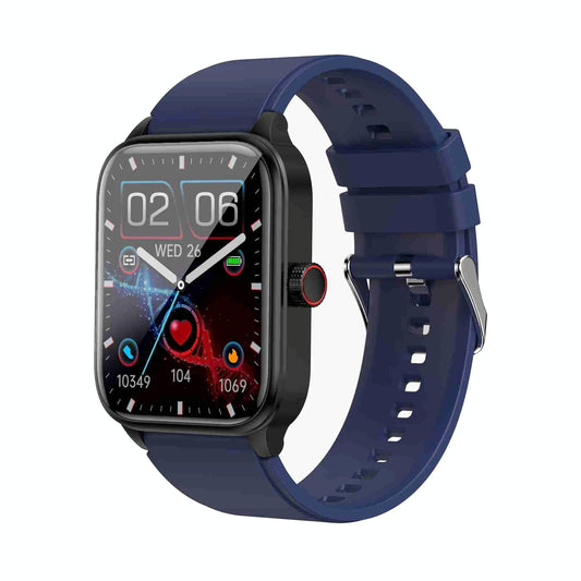 1.91 Inch Ip67 Waterproof Silicone Band Smart Watch Support Ecg / Non-Invasive Blood Glucose Measurement - Blue