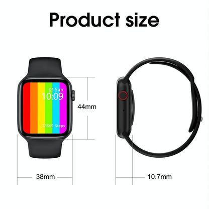 1.75 Inch Ips Smart Watch Waterproof Temp / Heart / Bp / Sleep Monitoring - White