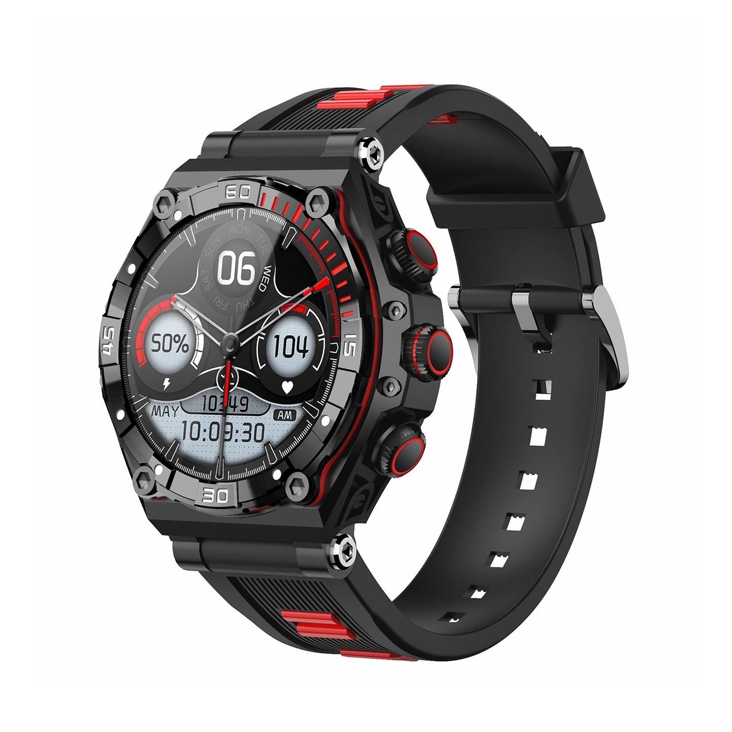 1.43 Inch Amoled Screen Smart Watch Supports Bluetooth Call / Blood Oxygen Detection - Orange