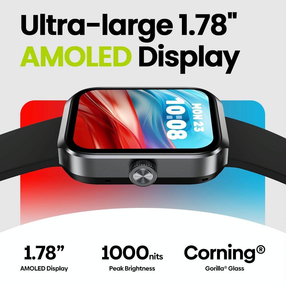 Stylish 1.78 Inch Gps Smart Watch With Bluetooth Calling Heart Rate & Blood Oxygen - White