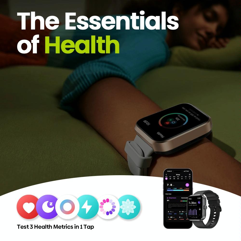 Stylish 1.78 Inch Gps Smart Watch With Bluetooth Calling Heart Rate & Blood Oxygen - White