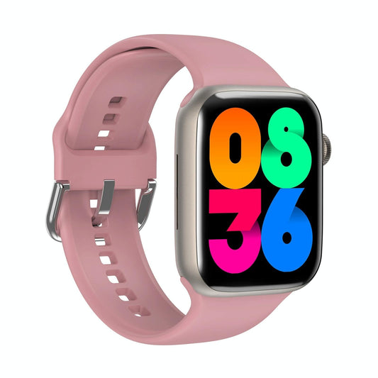 2.01 Inch Waterproof Smart Watch Bt Call / Heart Rate / Blood Pressure / Blood Oxygen - Pink Gold