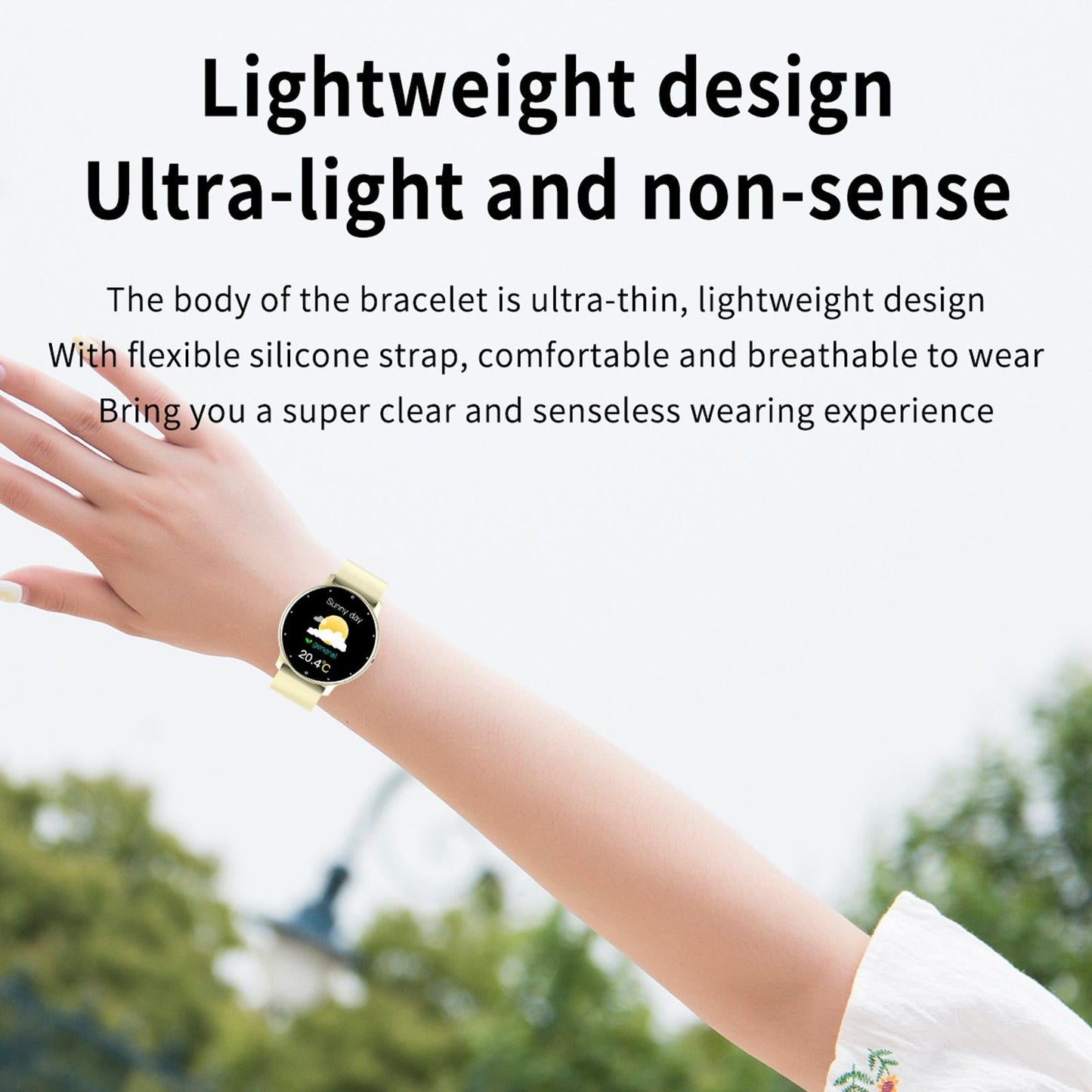 1.28 Inch Touch Screen Ip67 Waterproof Smart Watch Support Blood Pressure Monitoring / Sleep Monitoring / Heart Rate Monitoring - Blue