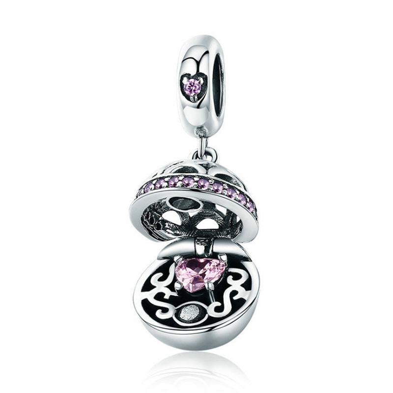 925 Sterling Silver Zircon Pendant With Parts - Scc689-A