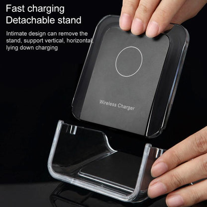 10W 3 In 1 Vertical Wireless Charger - White