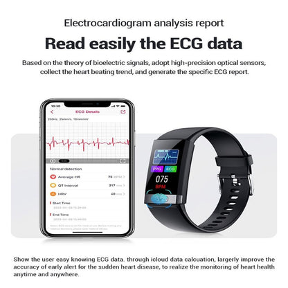 Smart Watch With Heart / Bp / Oxygen / Glucose Monitoring Available - Blue
