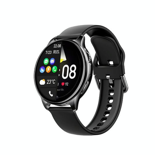 1.32 Inch Bluetooth Calling Smart Watch With Rotary Button - Black