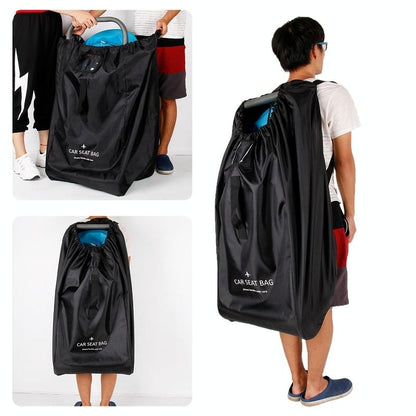 Travel Bag for Car Seat Stroller Wheelchair Storage - Black