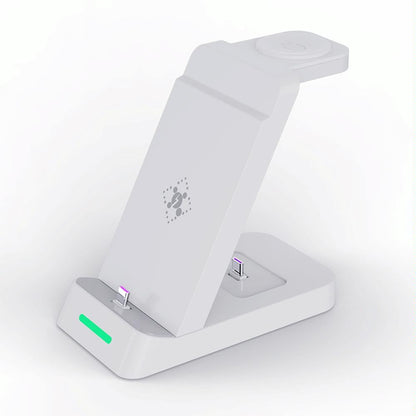 18W 3 In 1 Vertical Charging Stand For Samsung Watch And Galaxy Buds - Black