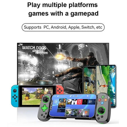 Versatile Retractable Gamepad for Pc / Android / Ios / Win / Mac / Switch - White